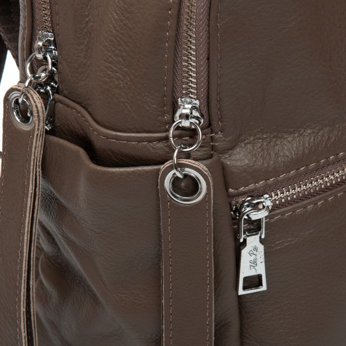 Сумка Женская Рюкзак кожа ALEX RAI 95517-9 khaki