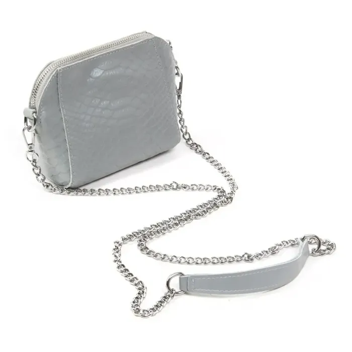 Сумка Жіноча Класична шкіряна ALEX RAI 41-6009 light-grey