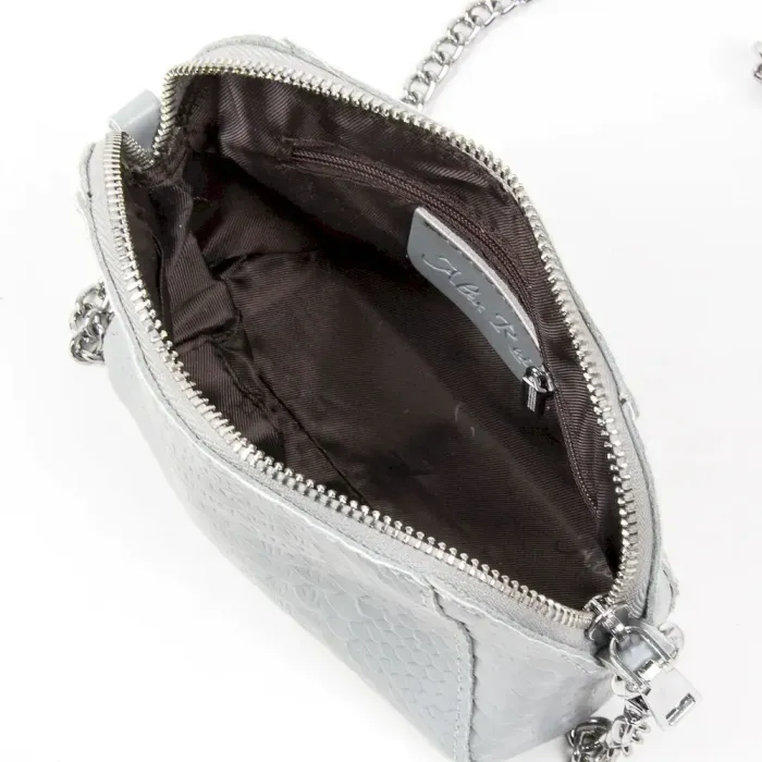 Сумка Жіноча Класична шкіряна ALEX RAI 41-6009 light-grey