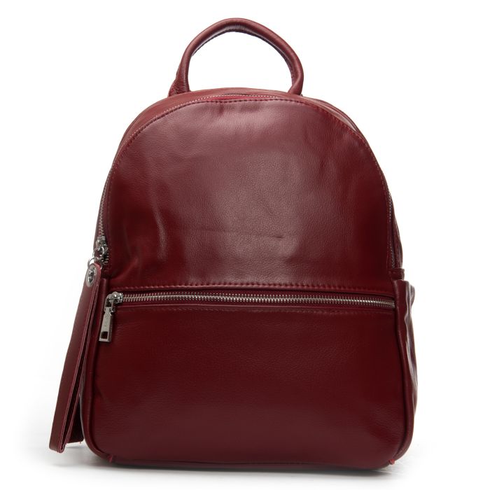 Сумка Женская Рюкзак кожа ALEX RAI 95517-9 bordo