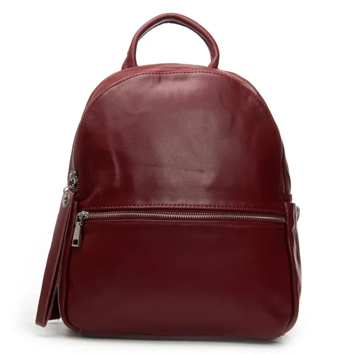 Сумка Женская Рюкзак кожа ALEX RAI 95517-9 bordo