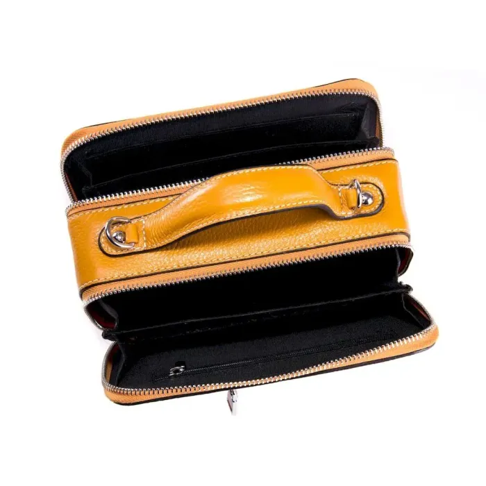 Сумка Женская Клатч кожа ALEX RAI 1-02 29017-9 yellow