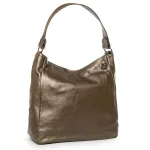 Сумка жіноча Класична шкіра P67 8639-9 silver-grey