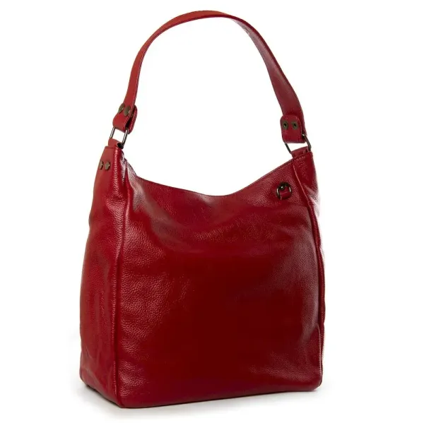 Сумка жіноча Класична шкіра P67 8639-9 wine-red