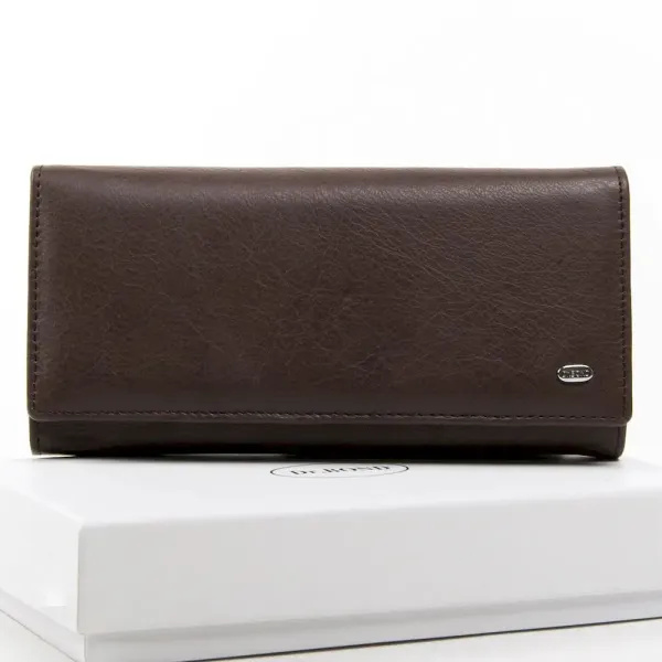 Жіночий гаманець Classic шкіряний Dr.Bond W501 coffee