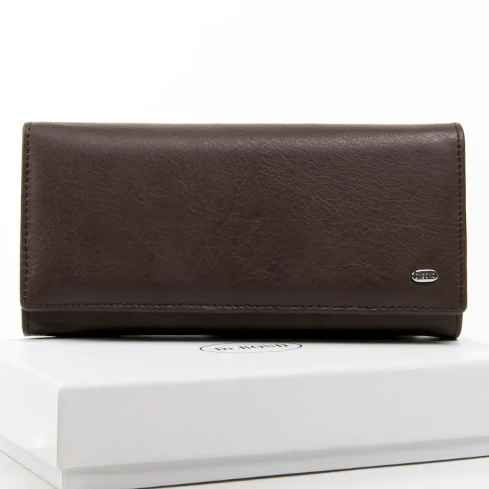 Жіночий гаманець Classic шкіряний Dr.Bond W501 coffee