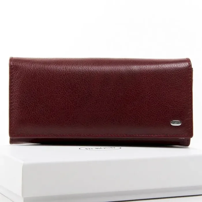 Жіночий гаманець Classic шкіряний Dr.Bond W501 bordo