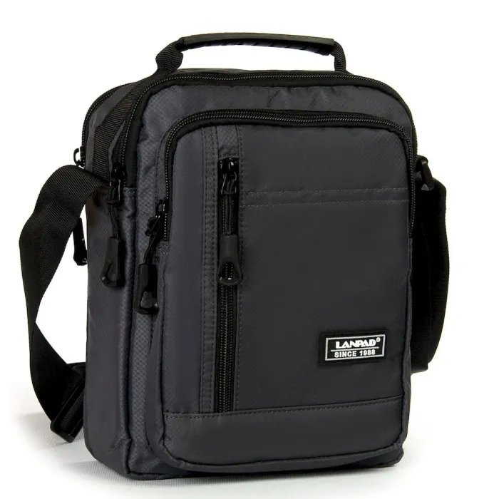 Сумка чоловіча Планшет нейлон Lanpad 3744 grey