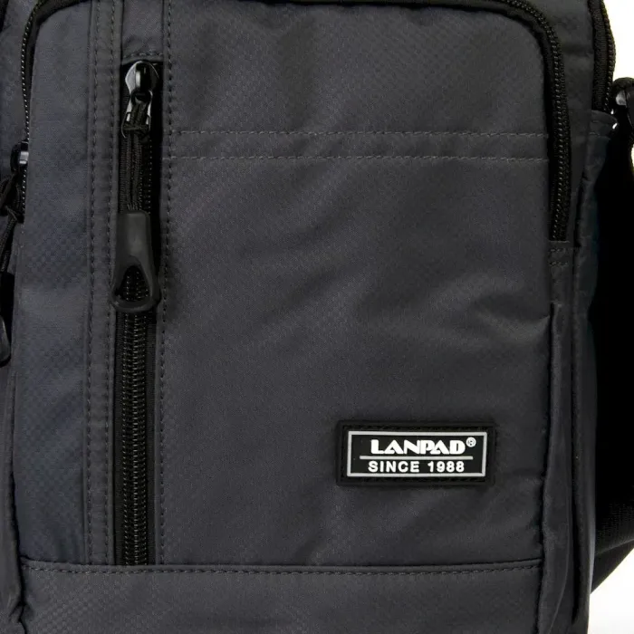 Сумка чоловіча Планшет нейлон Lanpad 3744 grey