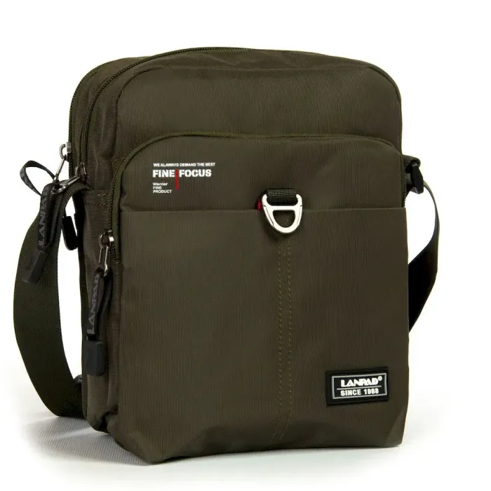 Сумка чоловіча Планшет нейлон Lanpad 4206 green