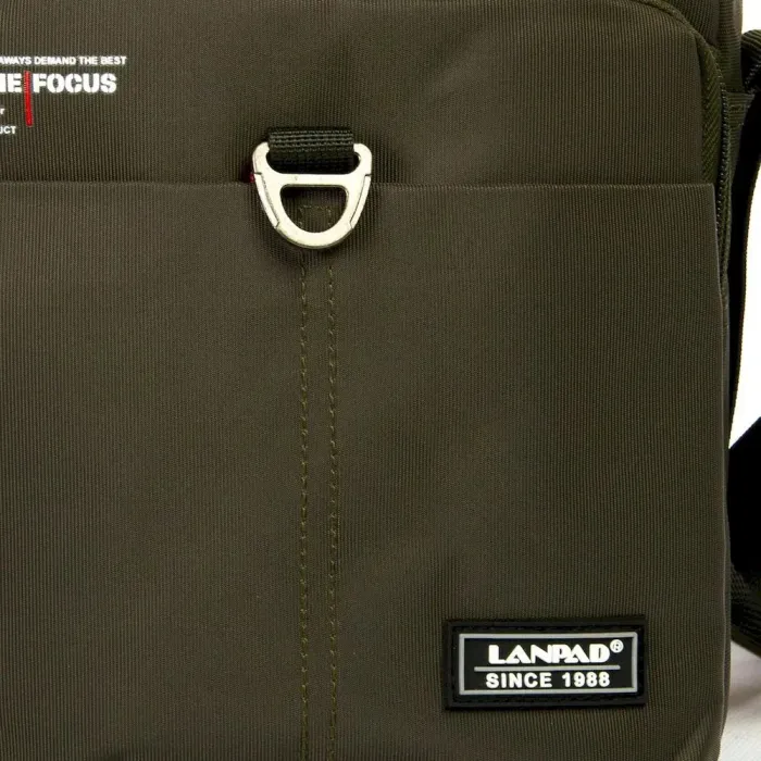 Сумка чоловіча Планшет нейлон Lanpad 4206 green