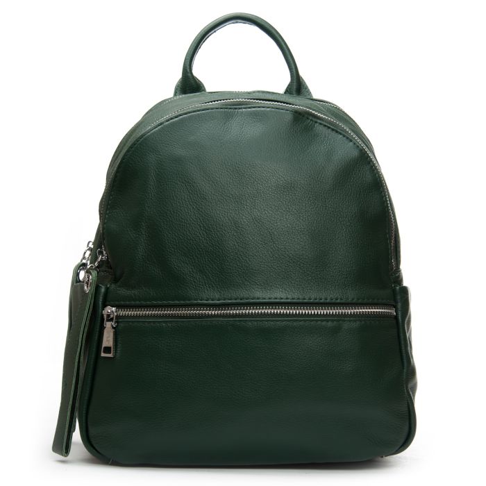 Сумка Женская Рюкзак кожа ALEX RAI 95517-9 green