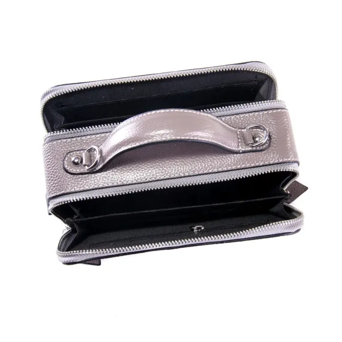 Сумка Жіноча Клатч шкіра ALEX RAI 1-02 29017-7 grey