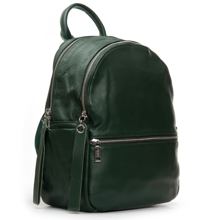 Сумка Женская Рюкзак кожа ALEX RAI 95517-9 green