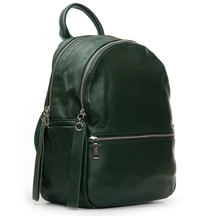 Сумка Женская Рюкзак кожа ALEX RAI 95517-9 green