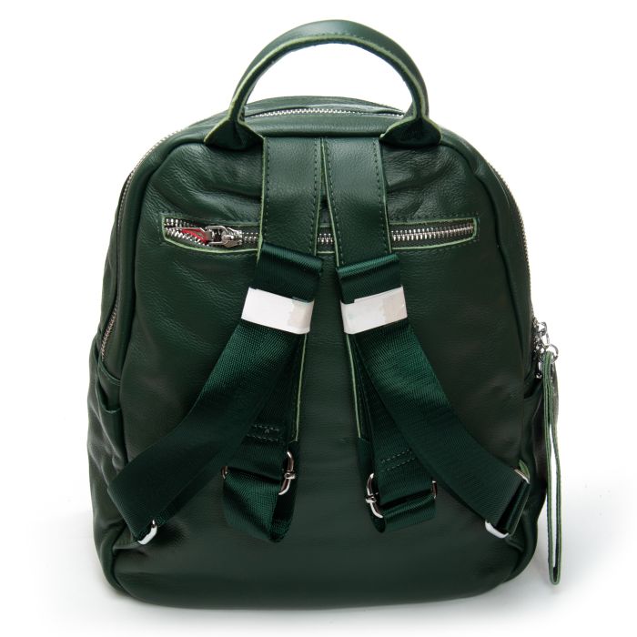 Сумка Женская Рюкзак кожа ALEX RAI 95517-9 green