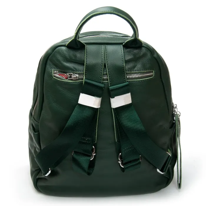Сумка Женская Рюкзак кожа ALEX RAI 95517-9 green