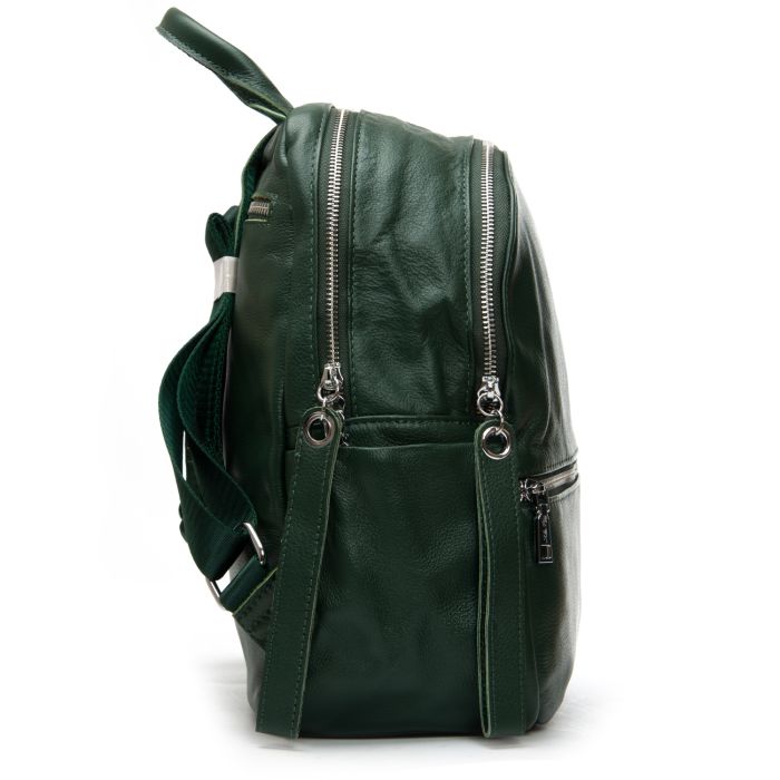 Сумка Женская Рюкзак кожа ALEX RAI 95517-9 green