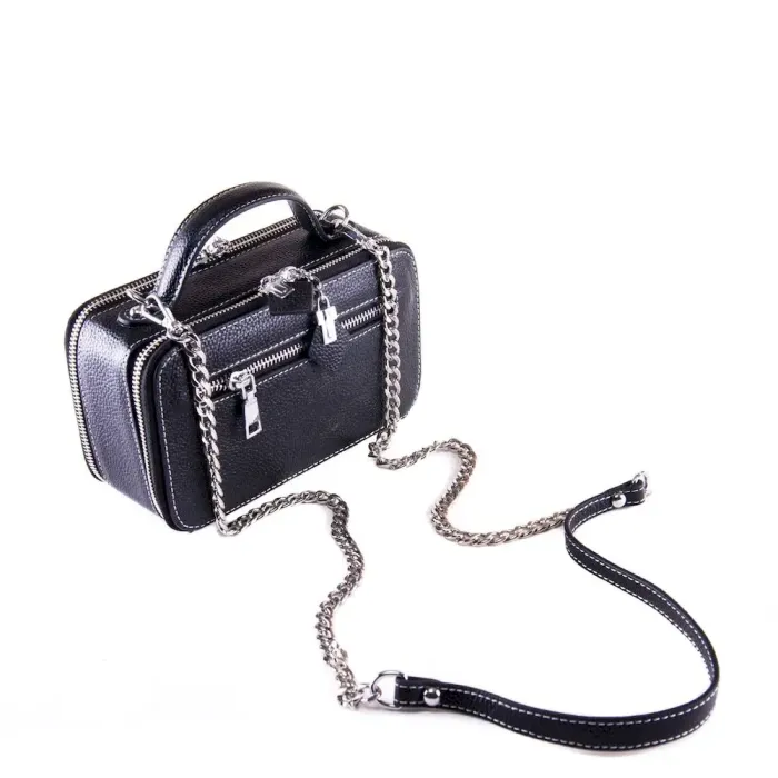 Сумка Жіноча Клатч шкіряна ALEX RAI 1-02 29017- black