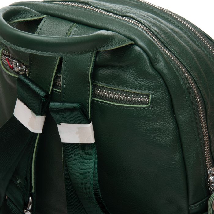 Сумка Женская Рюкзак кожа ALEX RAI 95517-9 green