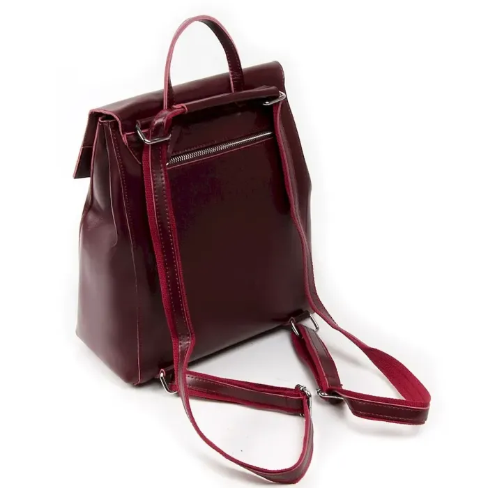 Сумка Жіноча Рюкзак шкіра ALEX RAI 373 wine-red