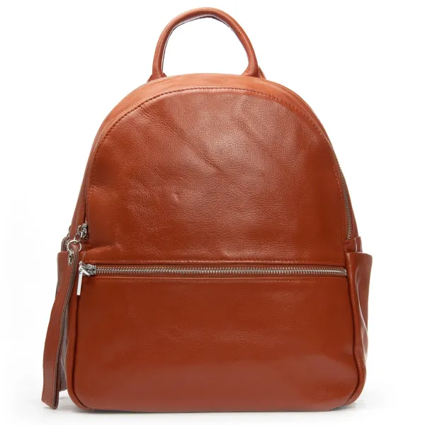 Сумка Женская Рюкзак кожа ALEX RAI 95517-9 camel