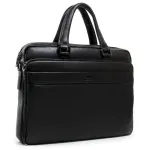 Сумка чоловіча шкіряна портфель BRETTON BE 1603-1 black