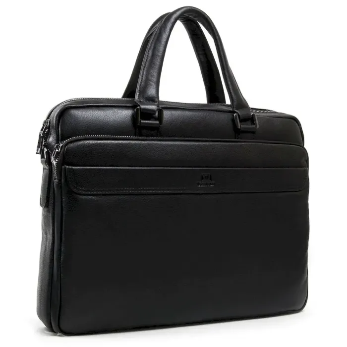 Сумка чоловіча шкіряна портфель BRETTON BE 1603-1 black