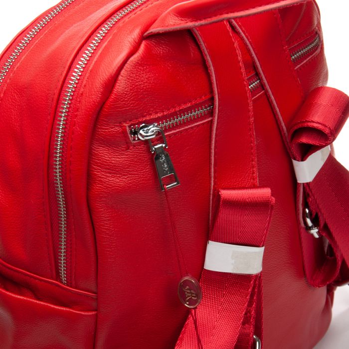 Сумка Женская Рюкзак кожа ALEX RAI 95517-9 red