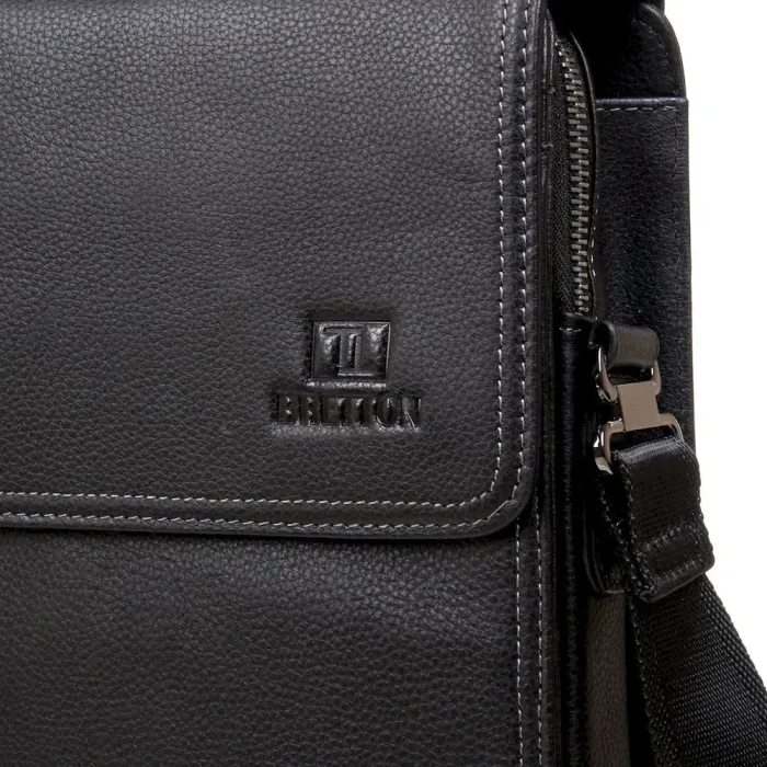 Сумка Мужская Планшет кожа BRETTON 1645-3 black