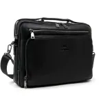 Сумка чоловіча шкіряна портфель BRETTON BE 3492-8 black