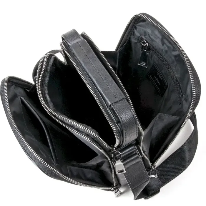 Сумка чоловіча Планшет шкіряний BRETTON BE 5078-5 black