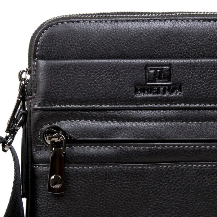 Сумка Мужская Планшет кожа BRETTON 1670-6 black