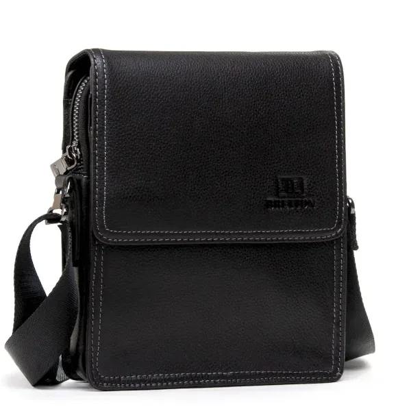 Сумка Мужская Планшет кожа BRETTON 1645-6 black