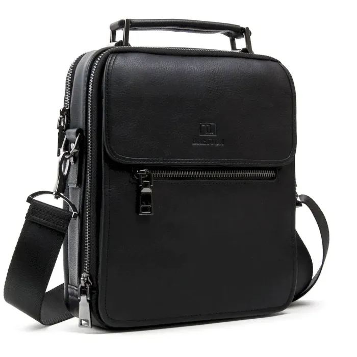 Сумка Мужская Планшет кожаный BRETTON BE 9027-5 black