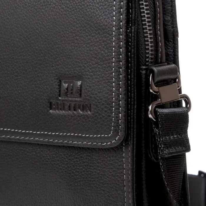 Сумка Мужская Планшет кожа BRETTON 1645-6 black