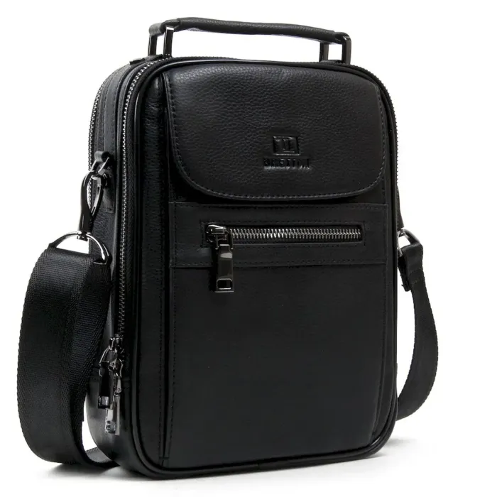 Сумка Мужская Планшет кожа BRETTON 2003-4 black