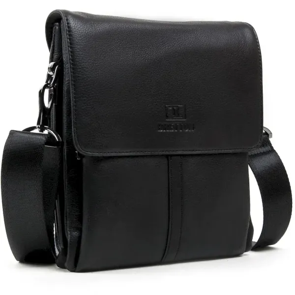 Сумка чоловіча Планшет шкіряний BRETTON BE 5387-4 black