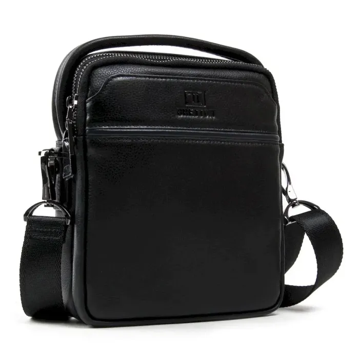 Сумка чоловіча Планшет шкіряна BRETTON 407-41 black