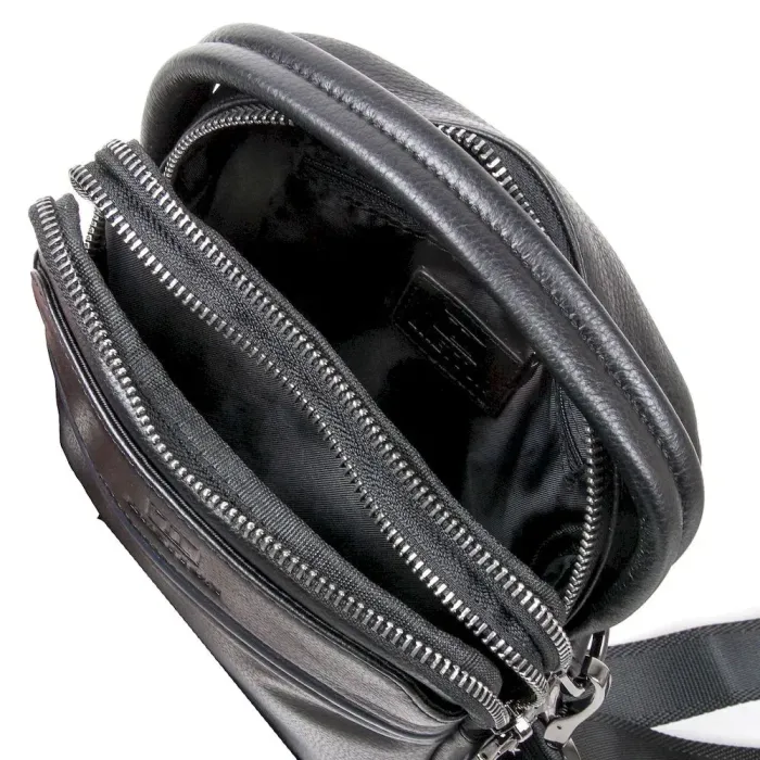 Сумка чоловіча Планшет шкіряна BRETTON 407-41 black