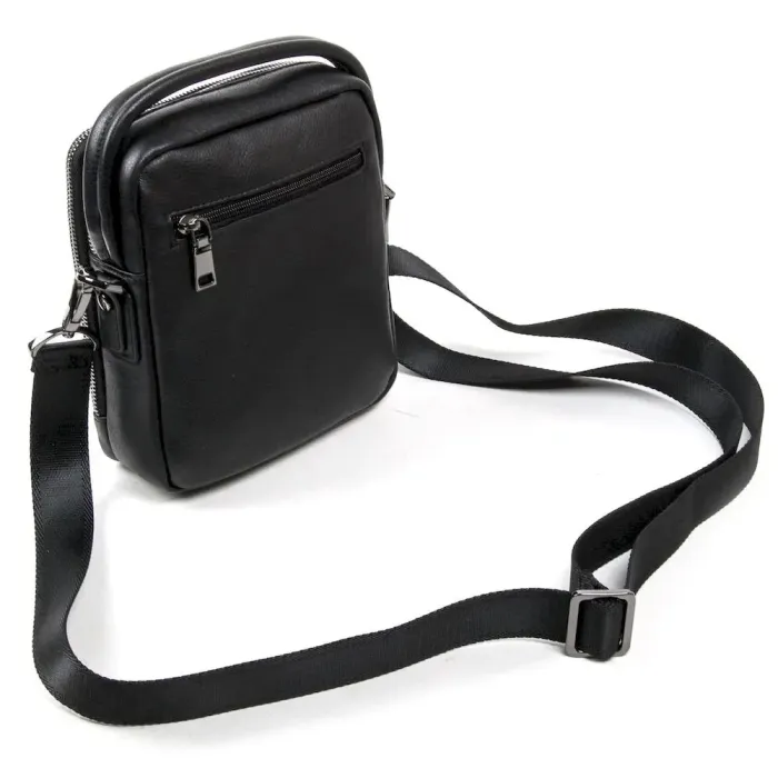 Сумка чоловіча Планшет шкіряна BRETTON 407-42 black