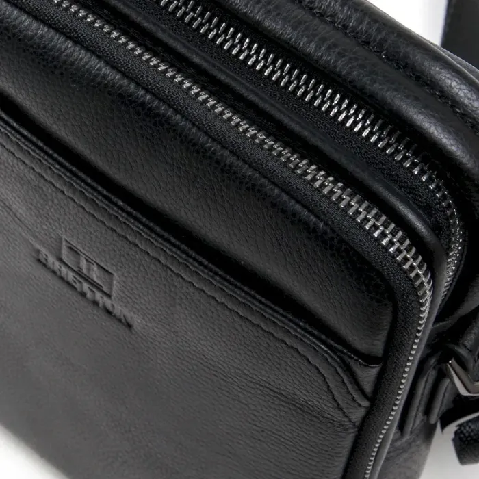 Сумка чоловіча Планшет шкіряна BRETTON 411-5 black