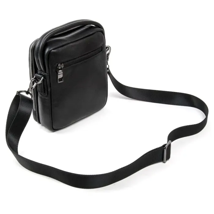 Сумка чоловіча Планшет шкіряна BRETTON 411-5 black