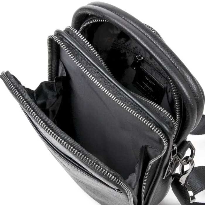 Сумка чоловіча Планшет шкіряна BRETTON 411-5 black