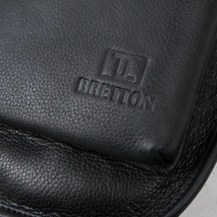 Сумка чоловіча на плече шкіряний BRETTON BE 1006-6 black