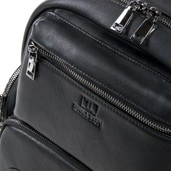 Рюкзак Міський шкірянийный BRETTON BE k1650-3 black
