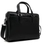 Сумка чоловіча шкіряна портфель BRETTON BE 411-1 black