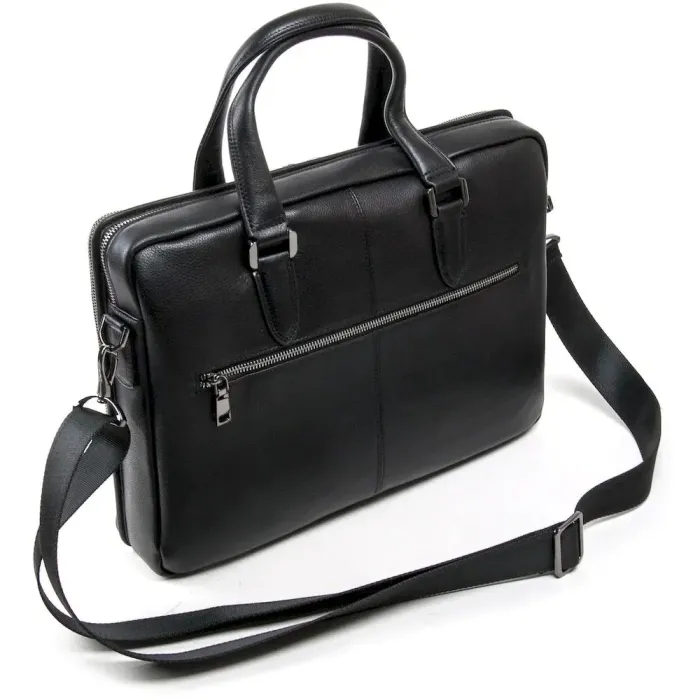 Сумка чоловіча шкіряна портфель BRETTON BE 411-1 black