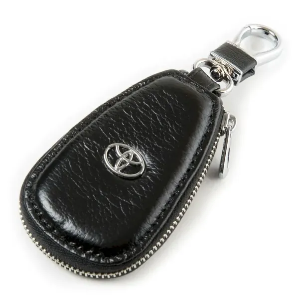 Автоключниця шкіра F633 Toyota black