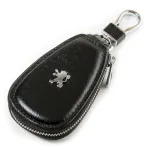 Автоключниця шкіра F633 Peugeot black